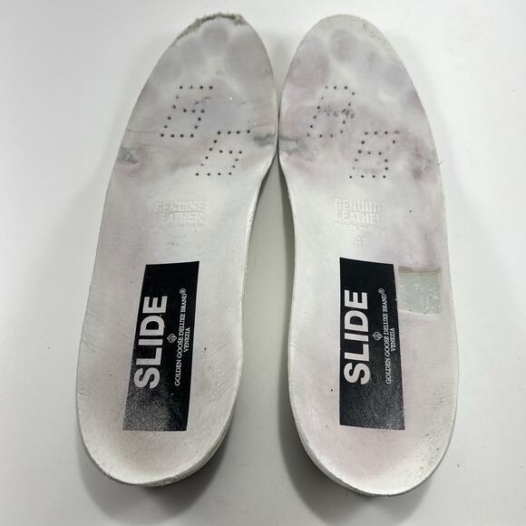 Golden Goose Silver and Purple Sneakers - Picture 14 of 14